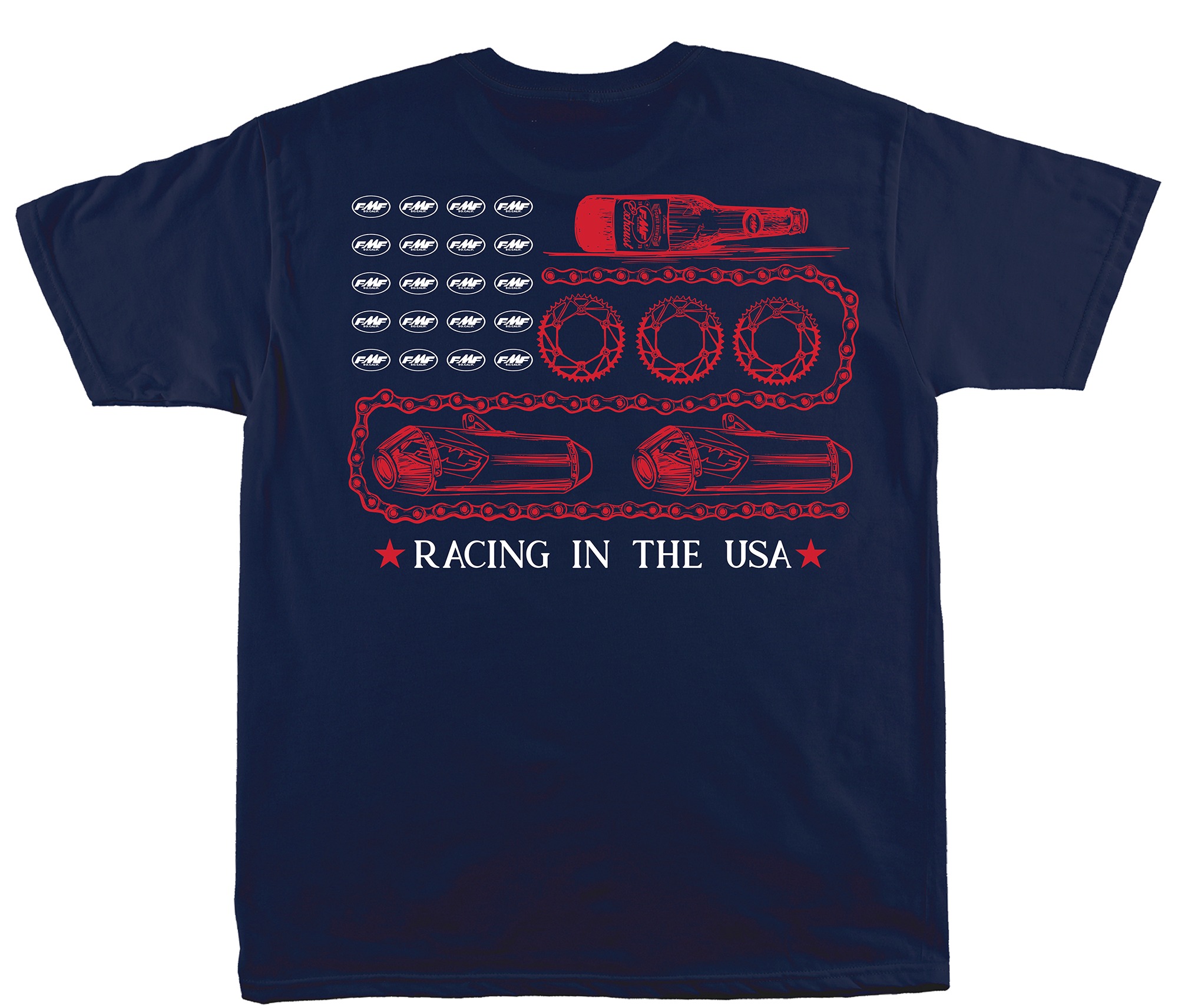 Streetwear Brand In Usa - Classic RACING IN THE USA FMF