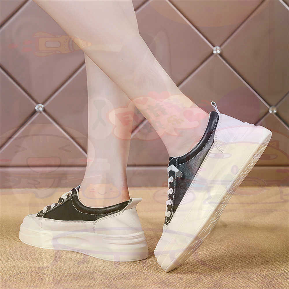 Streetwear Brand From Uk - Lace-up Chunky Loafers Woman Skateboarding Sports