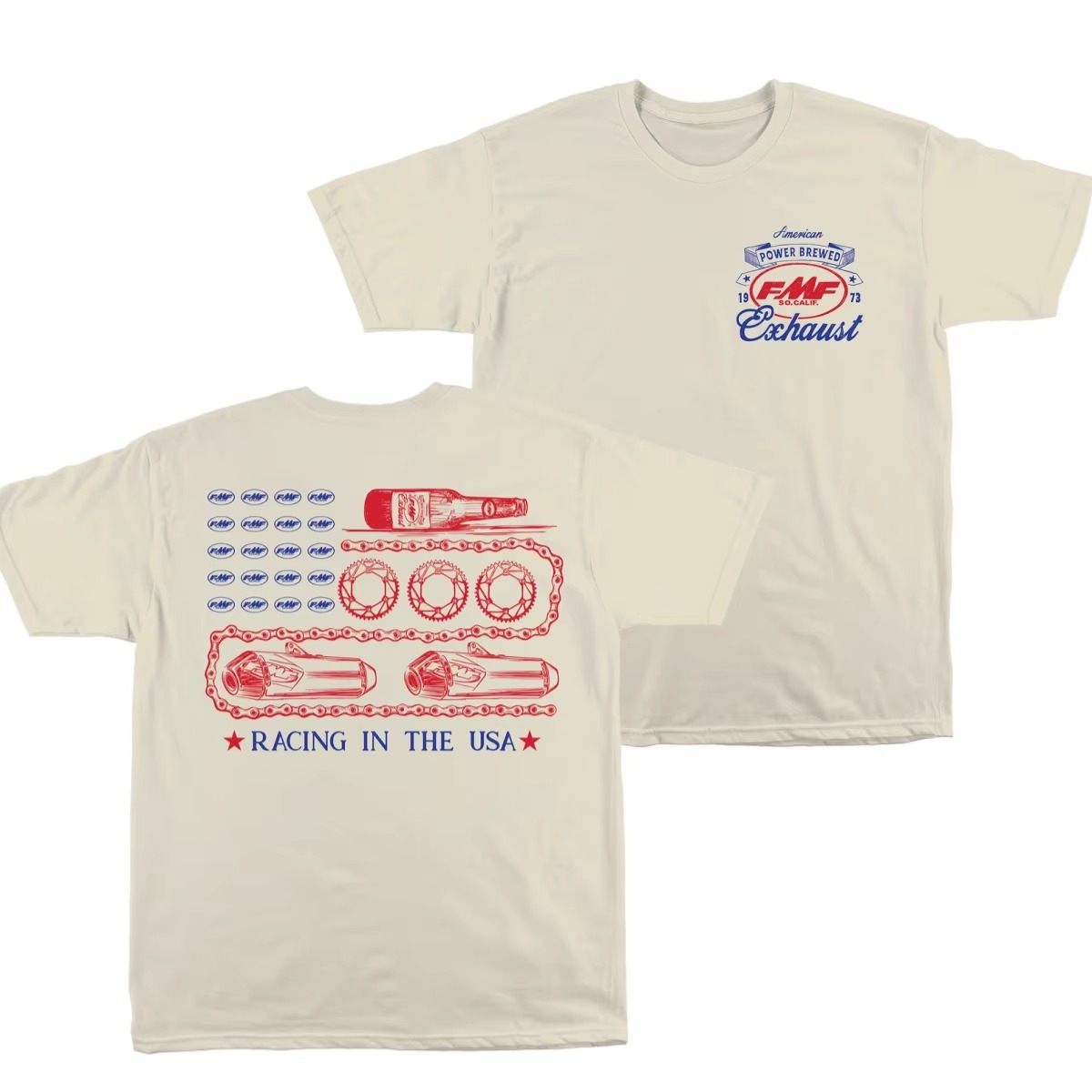 Streetwear Brand In Usa - FMF American Power Racing USA Vintage