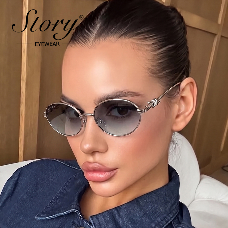 STORY Retro Metal Frame Oval S - đánh giá và giá Streetwear Brand Designer